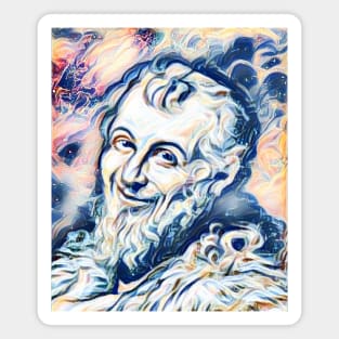 Democritus Portrait | Democritus Artwork 9 Magnet